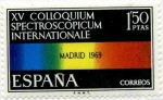 Stamps Spain -  Coloquio Internacional Electroscópico