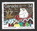 Stamps Canada -  1067 - Pintura de Barbara Carrol