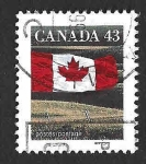 Stamps Canada -  1359 - Bandera de Canadá