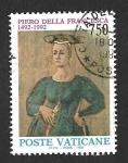 Stamps Vatican City -  905 - Fresco de Piero Della Francesca      