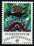 Stamps Liechtenstein -  serie- Horoscopo- Escorpio