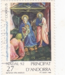 Stamps Andorra -  NAVIDAD'92