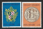 Stamps Vatican City -  484-485 - I Centenario del Concilio Vaticano I