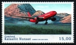 Stamps Greenland -  Aviación civil groenlandesa