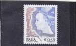 Stamps Italy -  LA MUJER EN EL ARTE