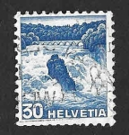 Stamps Switzerland -  234 - Catarátas del Rhin