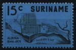 Stamps Suriname -  serie- 125 aniv. asentamiento Albina