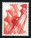 Stamps Norway -  serie- A bordo de los grandes veleros