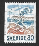 Stamps Sweden -  743 - Pintura Sueca
