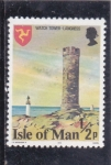 Stamps Isle of Man -  Watch Tower Langness
