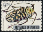 Stamps Burundi -  Escarabajos