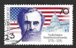 Stamps Germany -  1216 - II Centenario de la Independencia de Estados Unidos