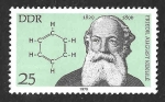 Stamps Germany -  1997 - August Kekulé (DDR)