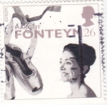 Stamps United Kingdom -  Dame Margot Fonteyn (bailarina)