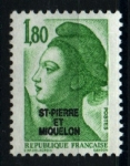 Stamps San Pierre & Miquelon -  serie- Libertad de Galdon