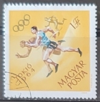 Stamps Hungary -  Juegos Olímpicos de verano 1964 - Tokio Atletismo 