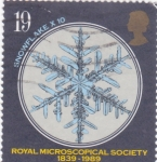 Stamps United Kingdom -  Copo de nieve x 10