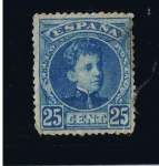 Stamps Spain -  Edifil  nº  248   Alfonso XIII   cadete
