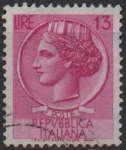 Stamps Italy -  Moneda Syracuse