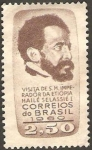 Stamps America - Brazil -  haile selassie I, emperador de etiopia visita brasil