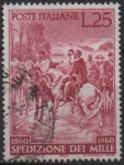 Stamps Italy -  Centenario d' l' Expedicion d' l' Mil, Encuentro entre Garibaldi y Vittorio Emanuel II