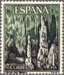 Stamps Spain -  ESPAÑA 1964 1548 Sello Nuevo Serie Turistica Paisajes y Monumentos Cuevas del Drach Mallorca