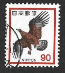 Stamps Japan -  1077 - Águila Dorada