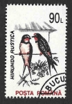 Stamps Romania -  3819 - Golondrina Común
