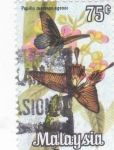Stamps Malaysia -  Mariposas