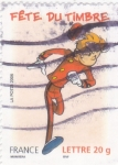 Stamps France -  dia del sello