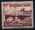 Stamps Germany -  serie- Barcos