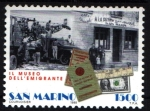 Stamps : Europe : San_Marino :  Museo del emigrante