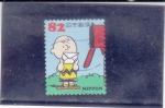Stamps Japan -   Charlie Brown,