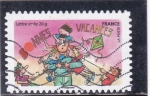 Stamps France -  Felices vacaciones