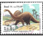 Stamps Brazil -  2319 - Dinosaurio saurópodo