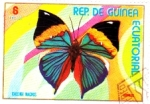 Stamps Equatorial Guinea -  Mariposa
