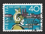 Stamps Switzerland -  362 - Bimilenario de Basilea