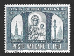 Stamps Vatican City -  437 - Milenario del Cristianismo en Polonia