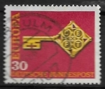 Stamps Germany -   Europa (C.E.P.T.) 1968 - Llave