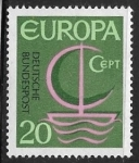 Stamps Germany -   Europa (C.E.P.T.) 1966 - Barco