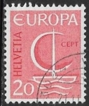 Stamps Switzerland -  Europa (C.E.P.T.) 1966 - Barco