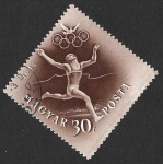 Stamps Hungary -  1000 - JJOO de Helsinki, Finlandia.