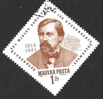 Stamps Hungary -  1587 - CL Aniversario del Nacimineto de Miklos Ybl