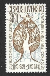 Stamps Czechoslovakia -  1298 - XX Aniversario del Tratado de Amistad Checo - Soviético