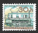 Stamps Czechoslovakia -  1805 - Centenario de la Línea Ferroviaria Kosice - Bohumin