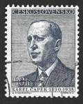 Stamps Czechoslovakia -  875 - Karel ?apek