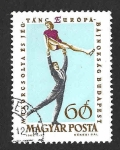 Stamps Hungary -  1486 - Campeonato de Europa de Patinaje Artístico. Budapest