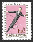 Stamps Hungary -  1488 - Campeonato de Europa de Patinaje Artístico. Budapest