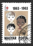 Stamps Hungary -  1536 -  Centenario de la Cruz Roja Internacional