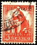 Stamps Mexico -  Monumento a la Revolución de 1910,  de la ciudad de México.